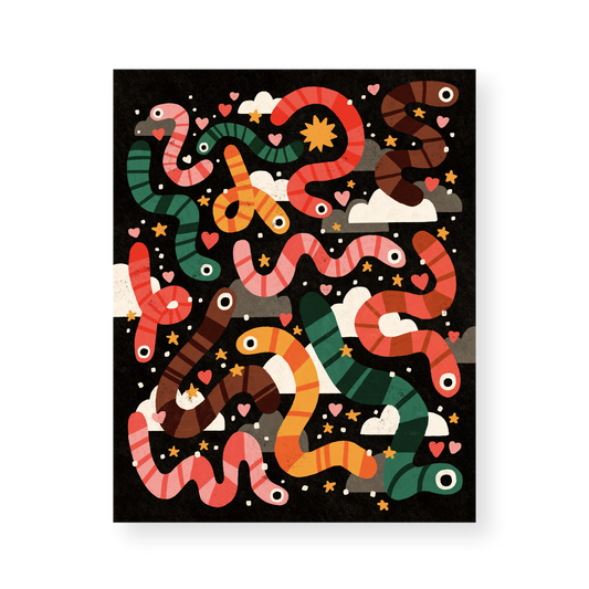 Worms — 8x10 Print