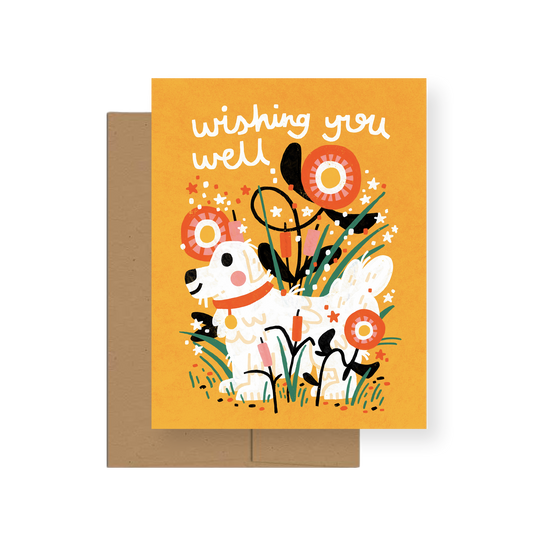 Dogtail — A2 Sympathy Card