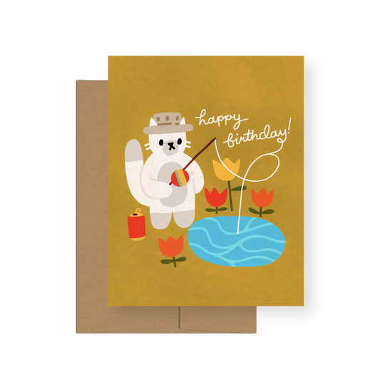Gone Fishin' — A2 Birthday Card