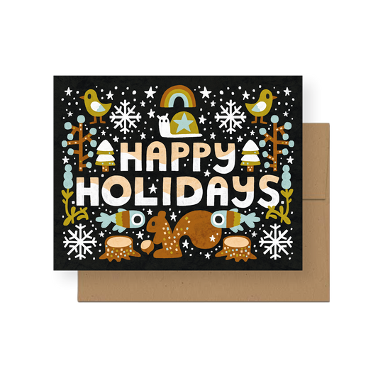 Critters — A2 Greeting Card