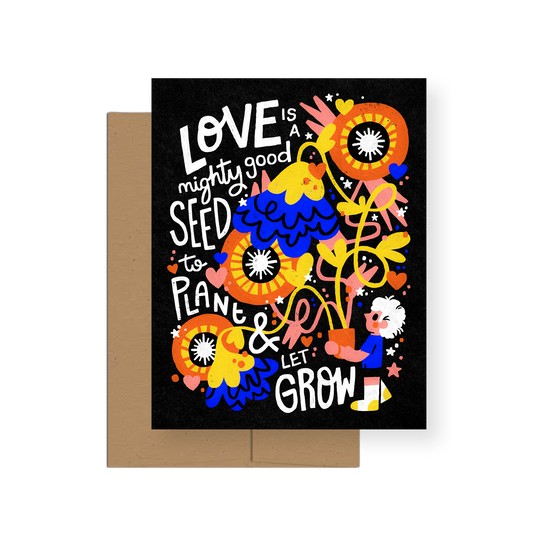 Seed — A2 Greeting Card