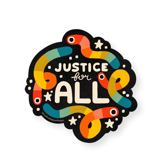 Justice — Vinyl Sticker