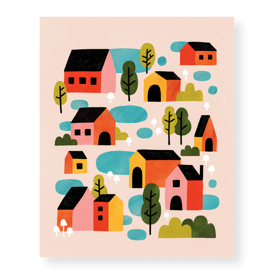 Neighborhood — 11x14 Print