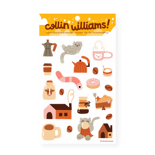 Coffee — Planner Sticker Sheet