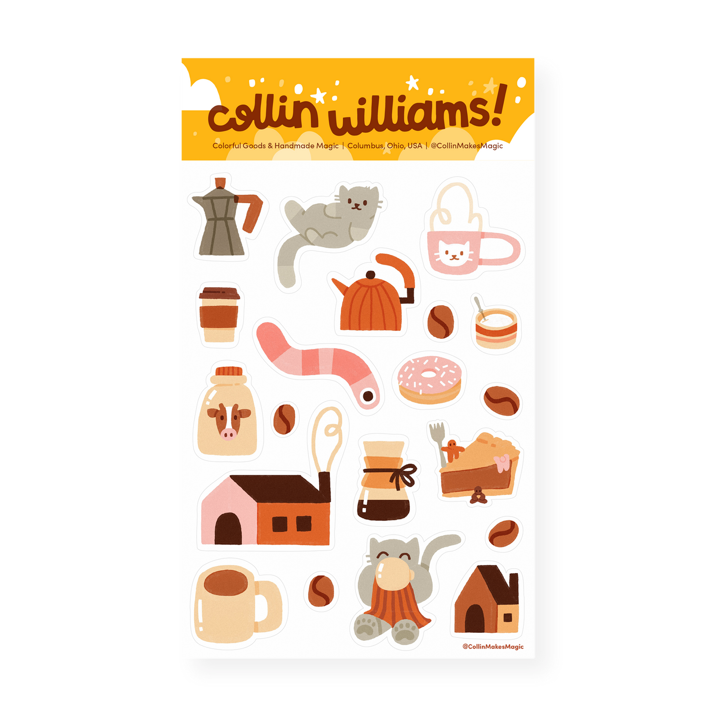 Coffee — Planner Sticker Sheet
