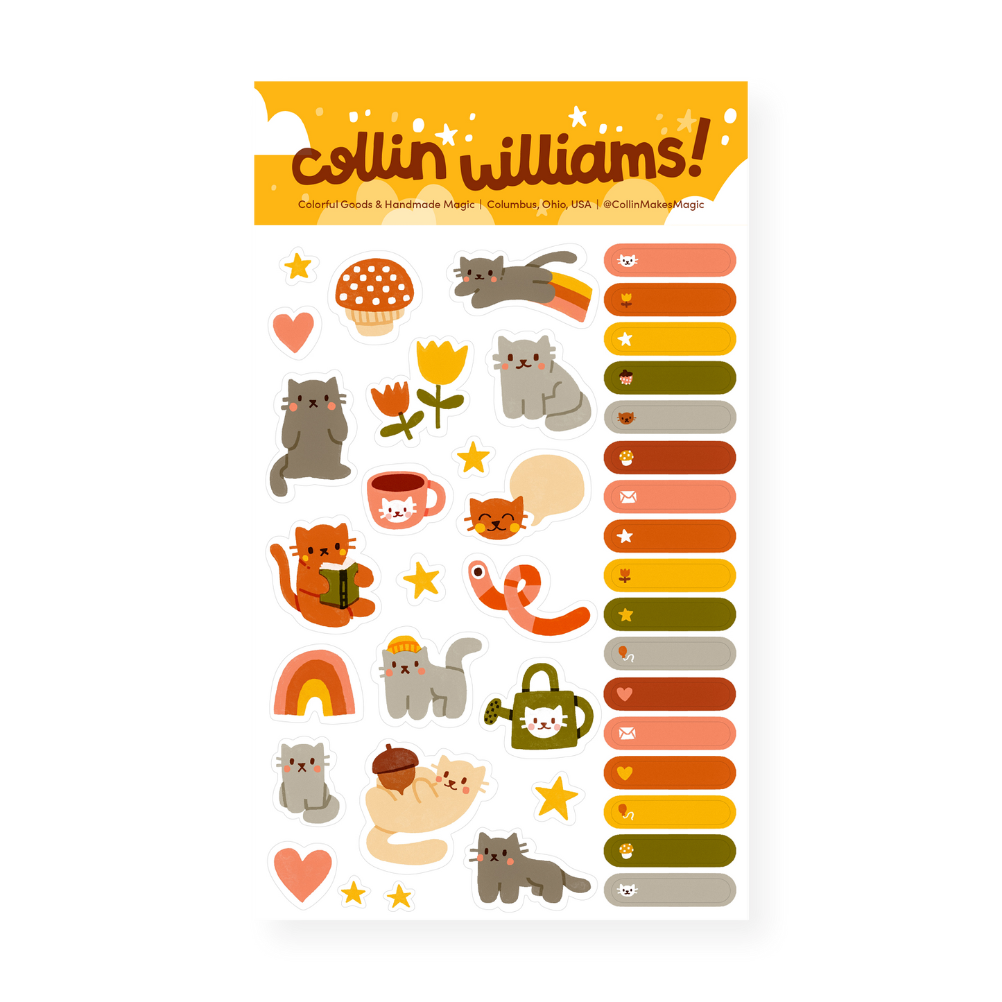 Kitties — Planner Sticker Sheet