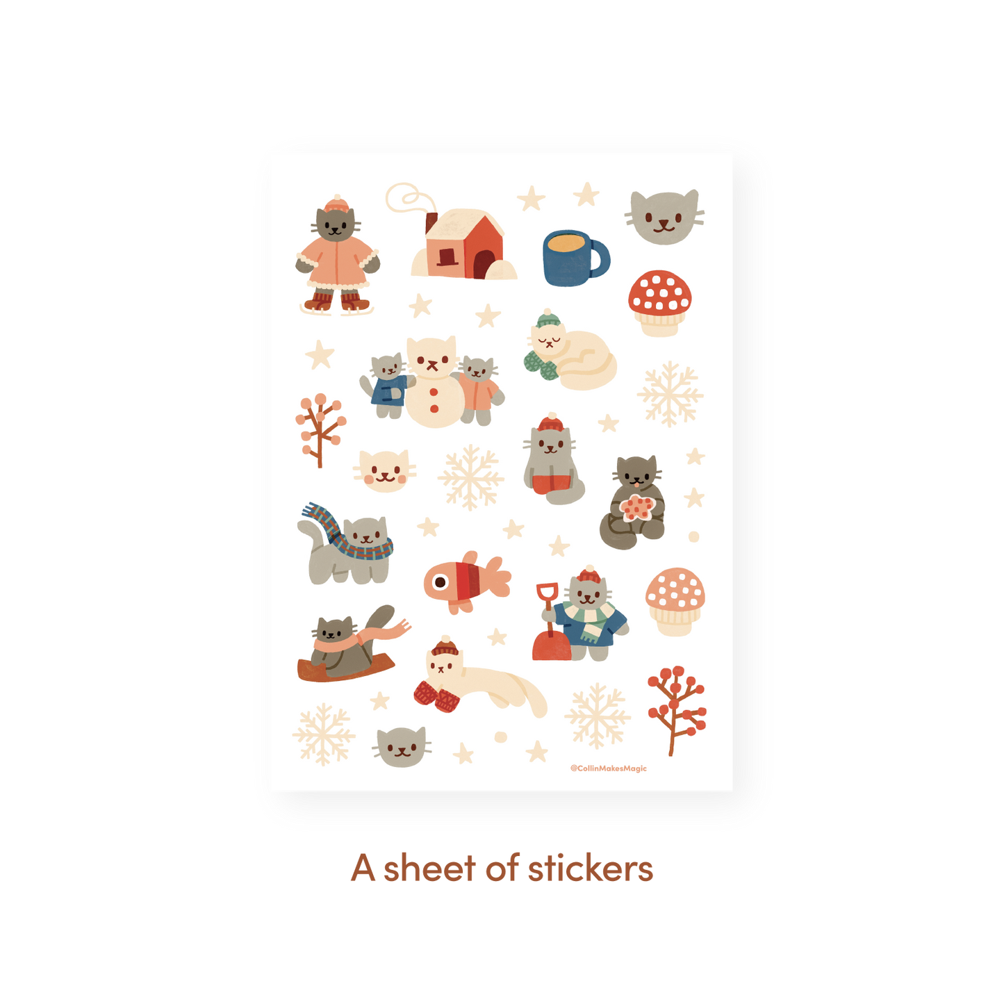 Winter Kitty — Letter Writing Kit