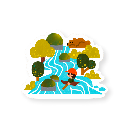 River — Vinyl Sticker