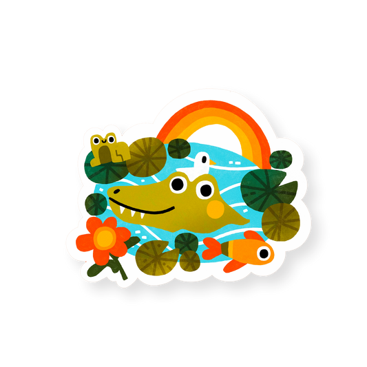 Crocodile — Vinyl Sticker