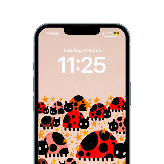 Ladybugs — Phone Wallpaper