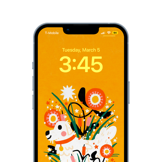 Dogtail — Phone Wallpaper