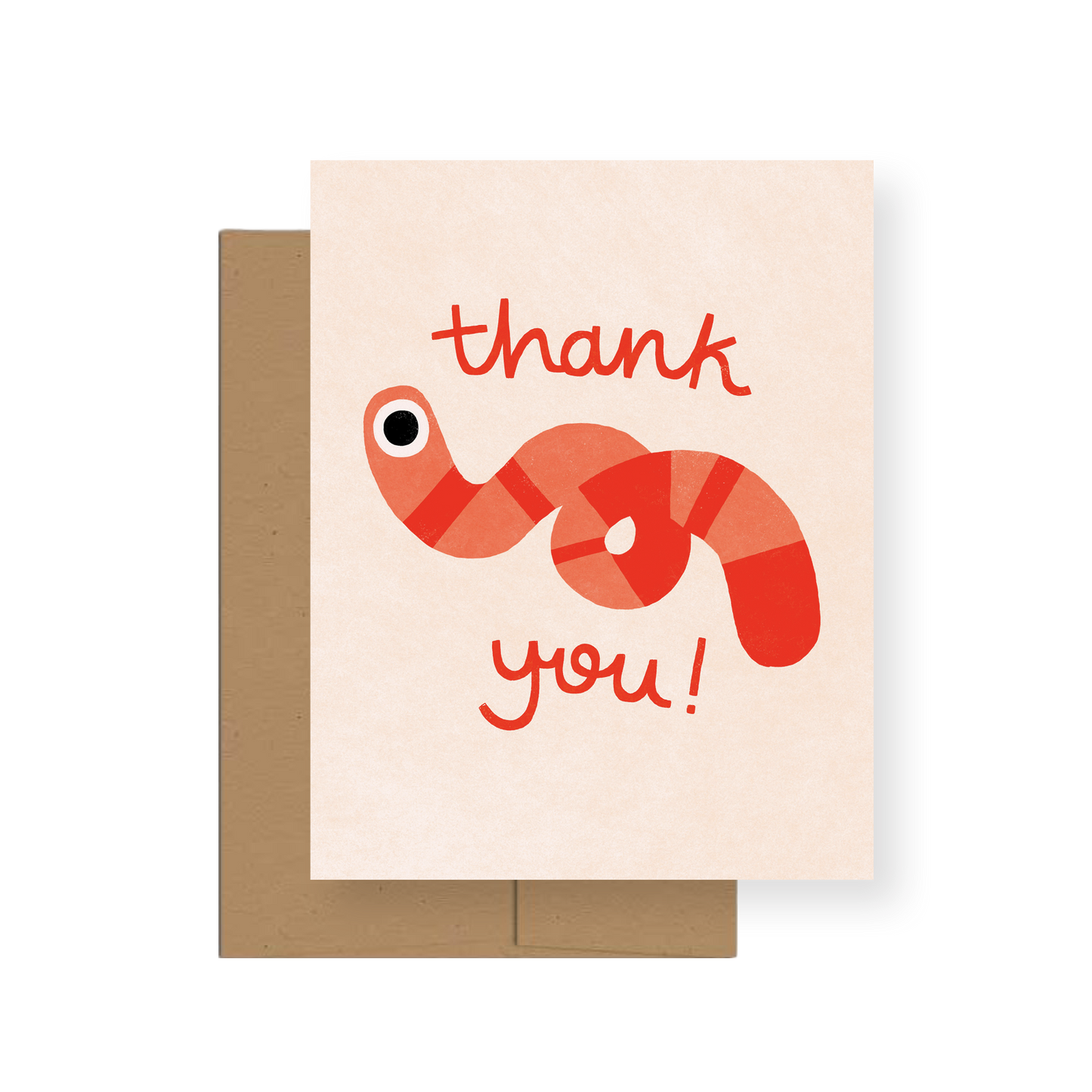 Squirmy — A2 Thank You Card