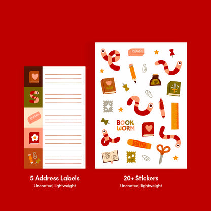 Bookworm — Letter Writing Kit
