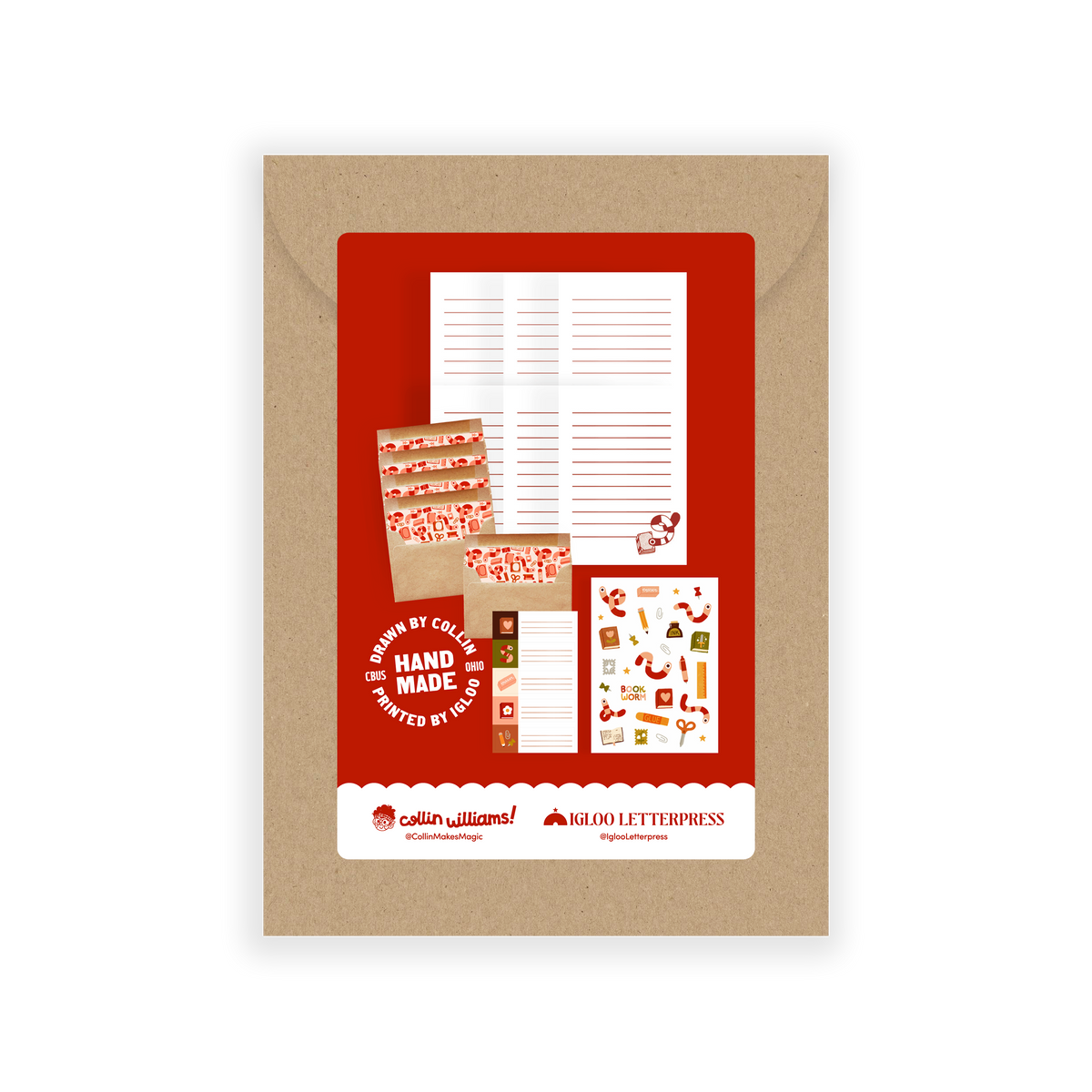 Bookworm — Letter Writing Kit