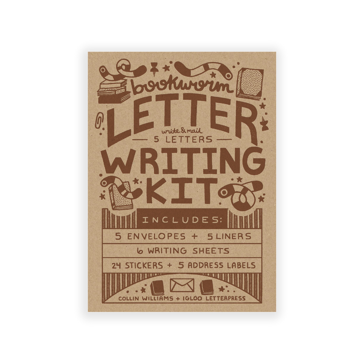 Bookworm — Letter Writing Kit