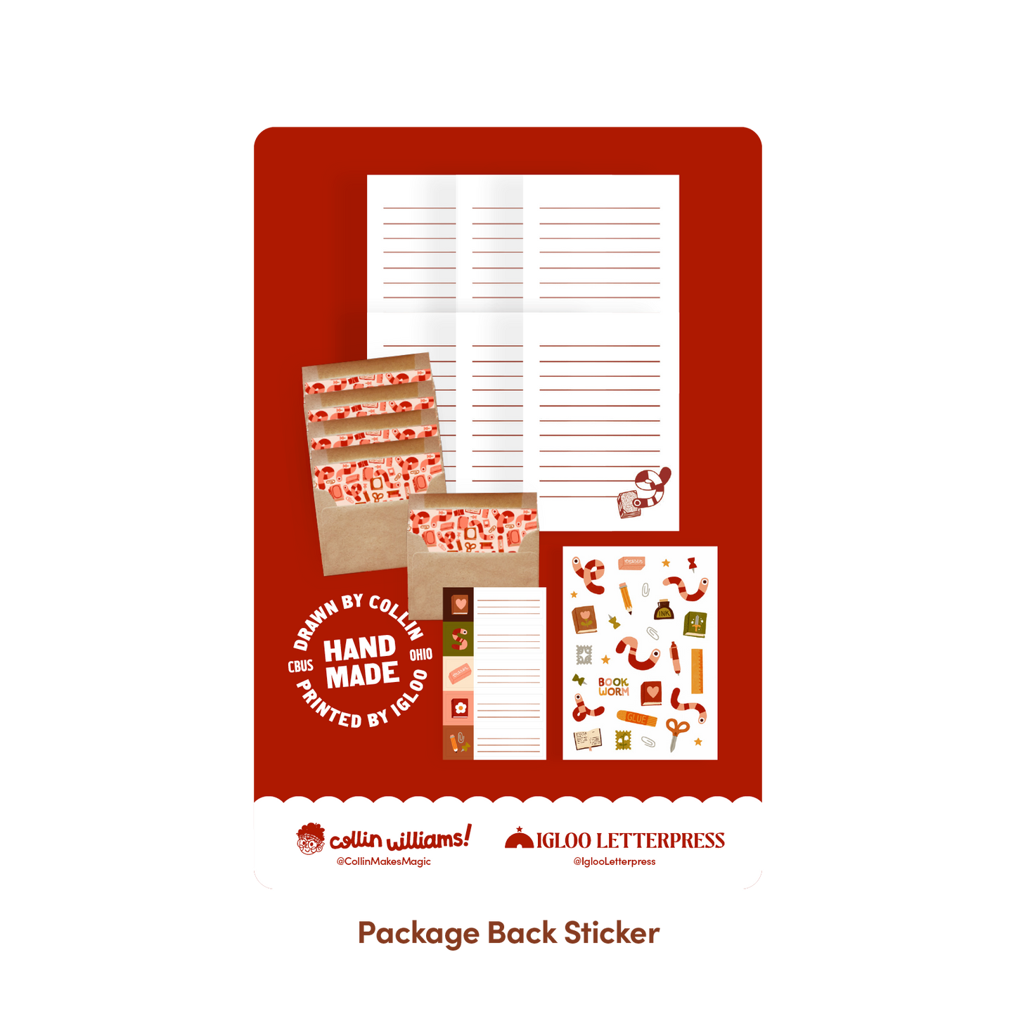 Bookworm — Letter Writing Kit