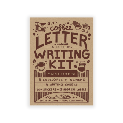 Coffee — Letter Writing Kit