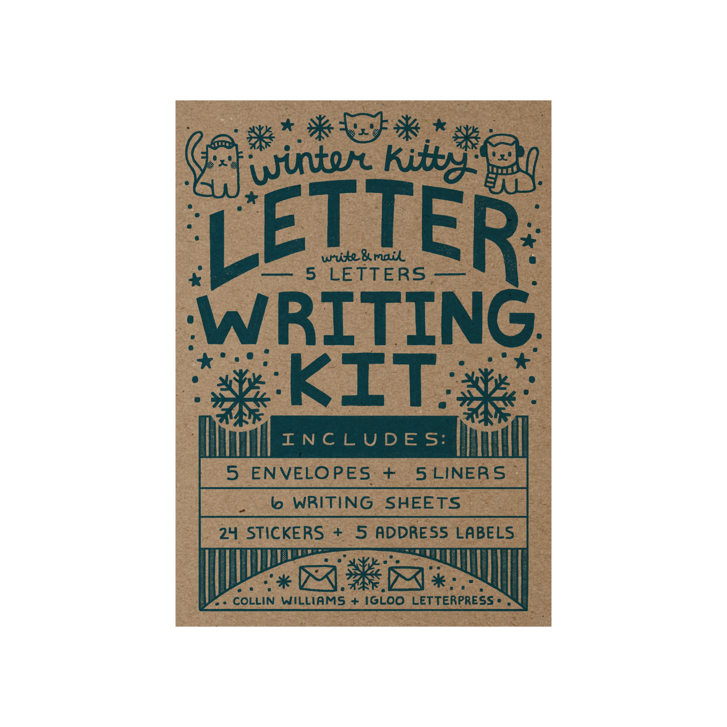 Winter Kitty — Letter Writing Kit