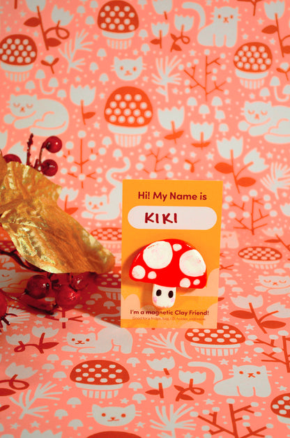 Clay Friends — Mushroom Magnet