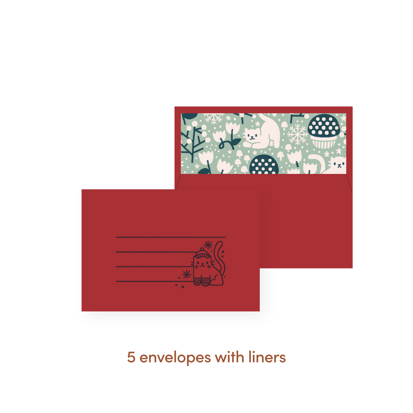 Winter Kitty — Letter Writing Kit