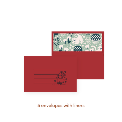 Winter Kitty — Letter Writing Kit