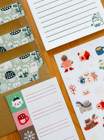 Winter Kitty — Letter Writing Kit