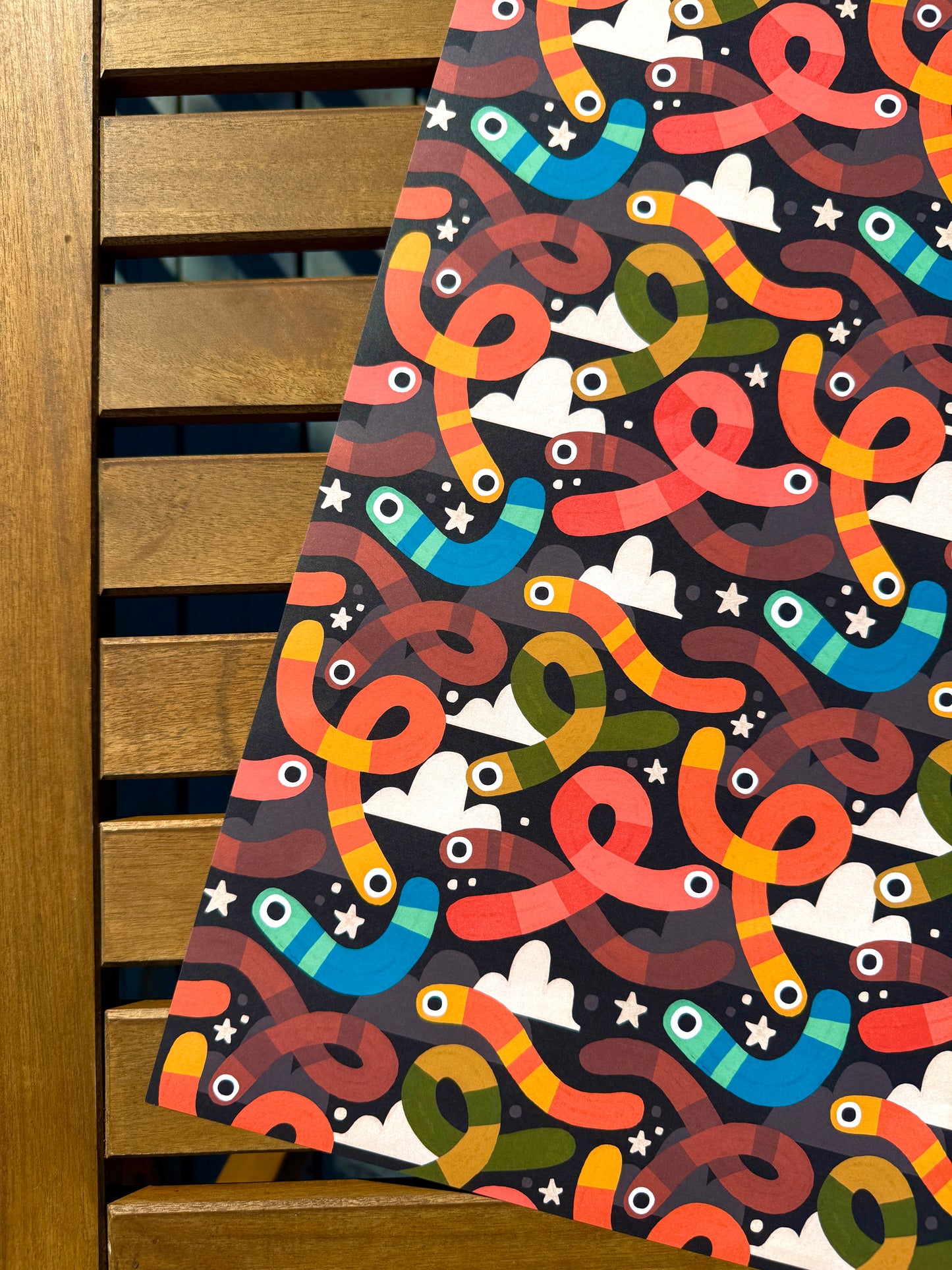 Worms — Wrapping Paper