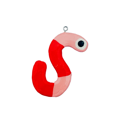 Clay Friends — Worm Ornament