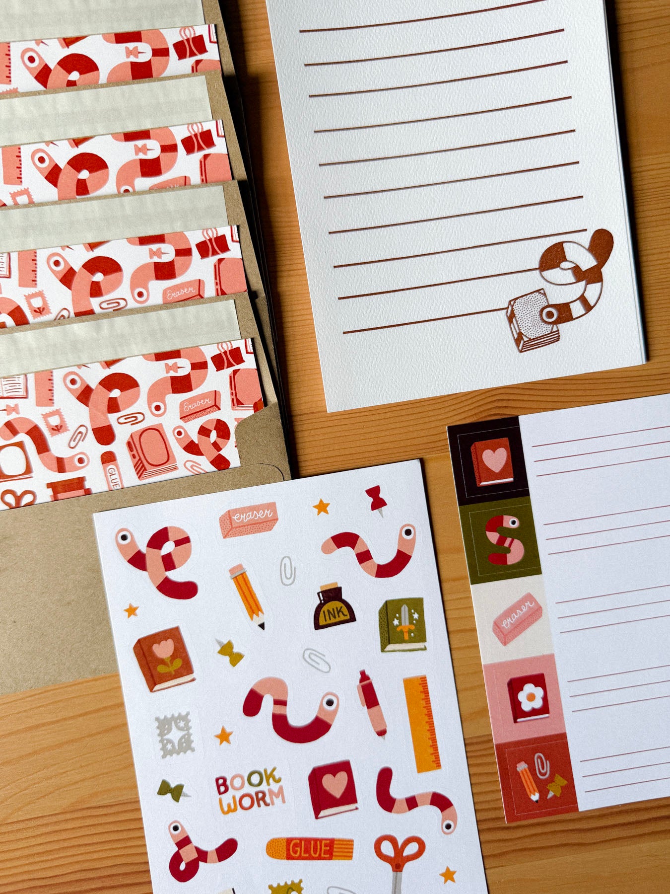Bookworm — Letter Writing Kit
