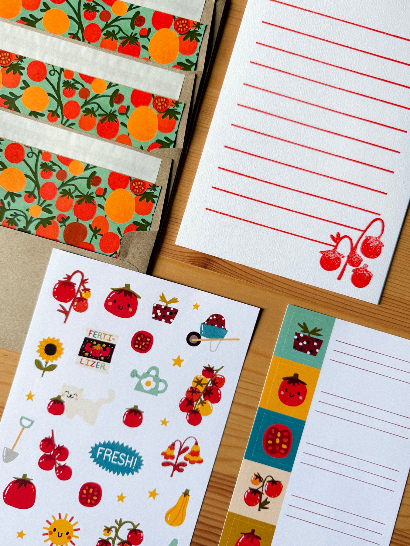 Tomato — Letter Writing Kit