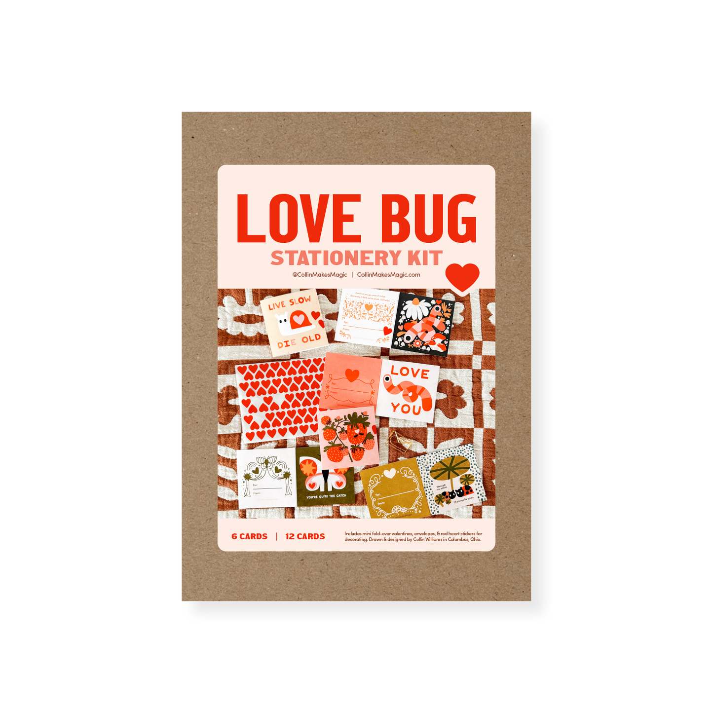 Love Bug — Stationery Kit