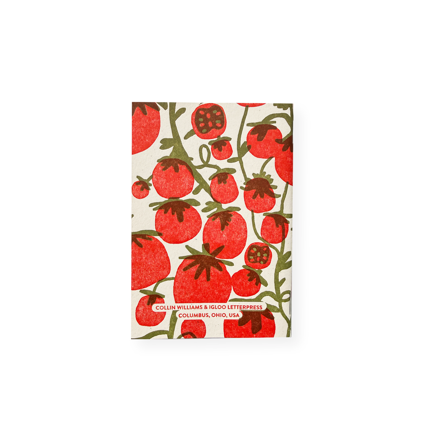 Tomatoes – Letterpress Pocket Notebook