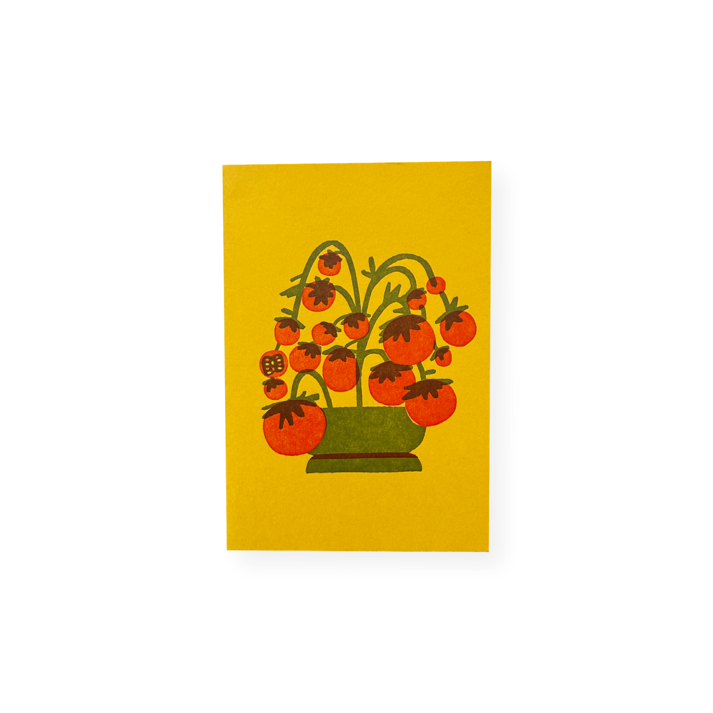 Tomato Pot – Letterpress Pocket Notebook
