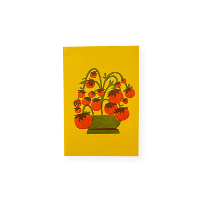 Tomato Pot – Letterpress Pocket Notebook