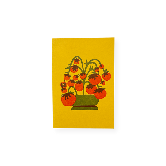 Tomato Pot – Letterpress Pocket Notebook