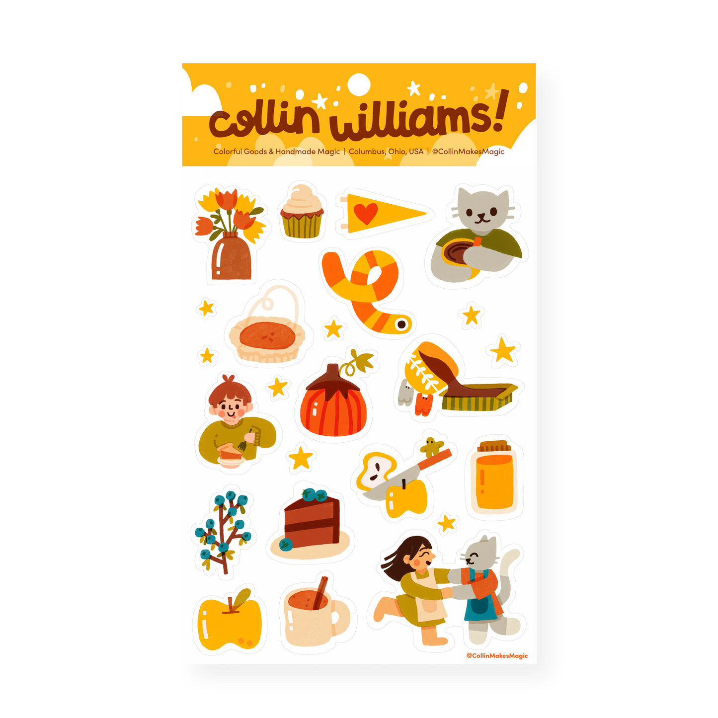 Pie — Planner Sticker Sheet