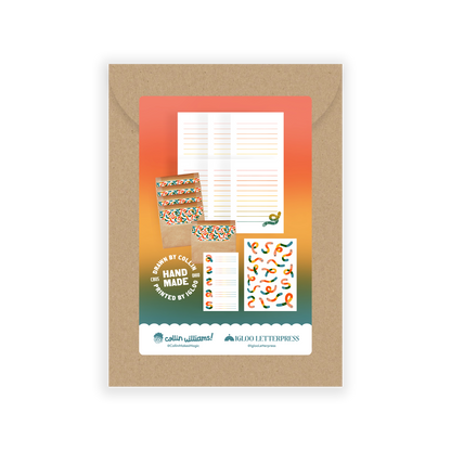 Rainbow Worm — Letter Writing Kit
