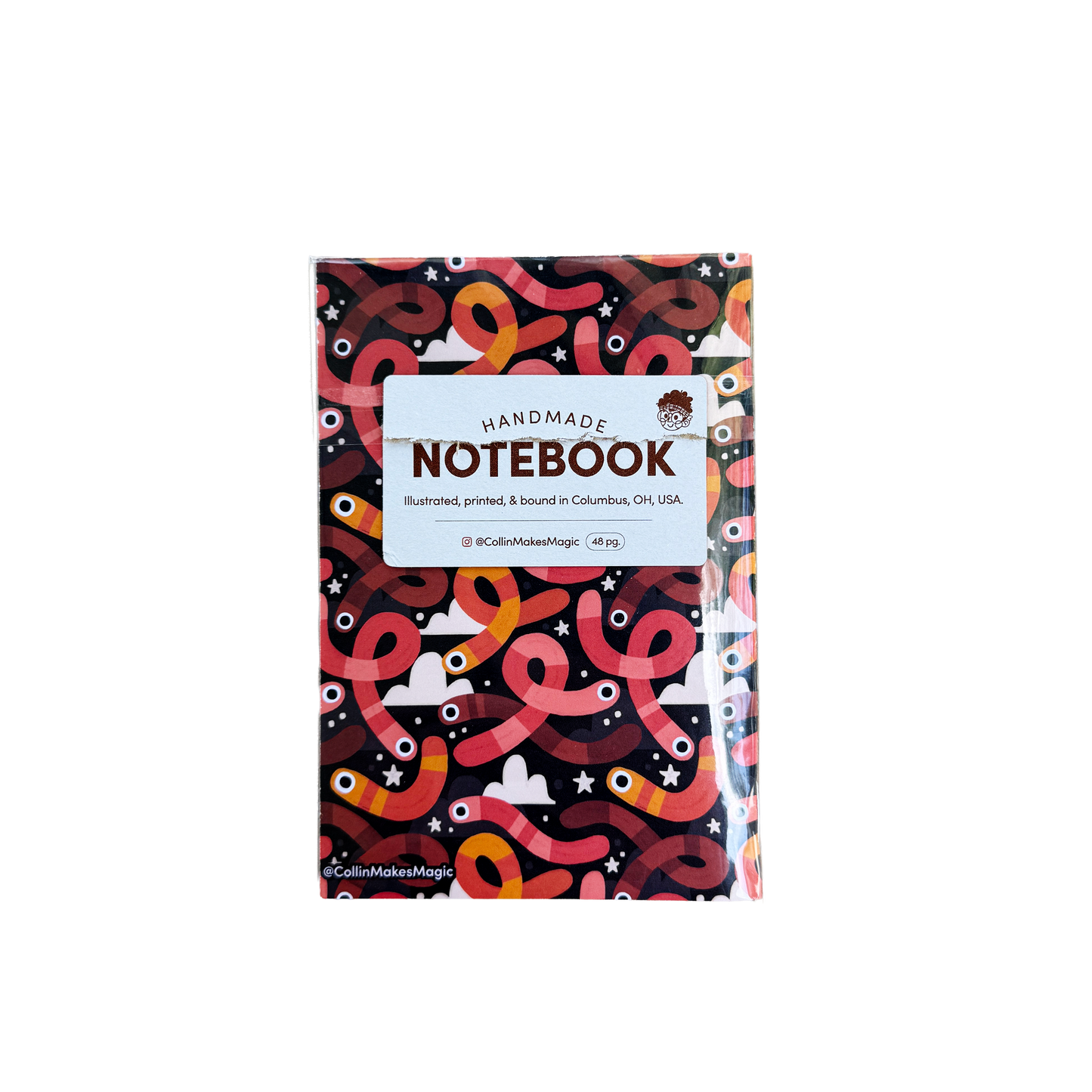 Red Worms – Pocket Notebook