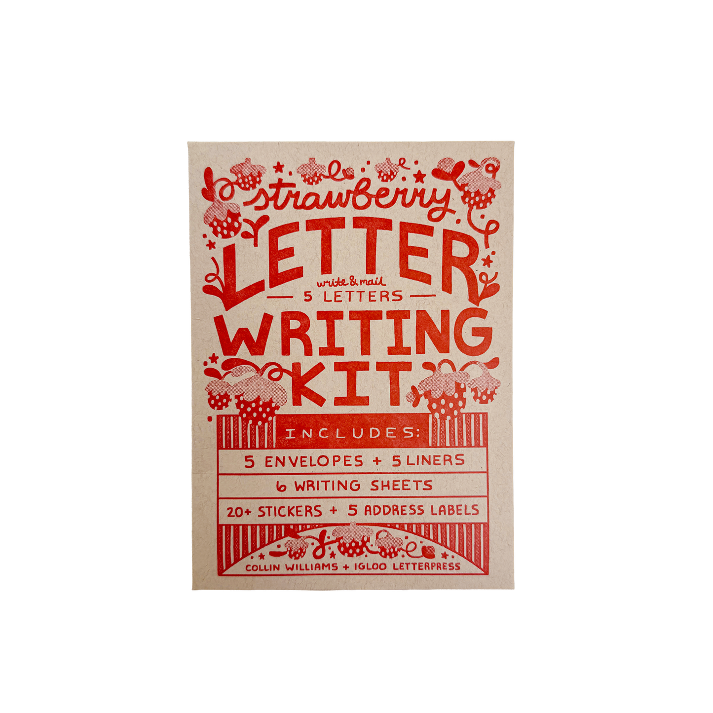 Strawberry — Letter Writing Kit