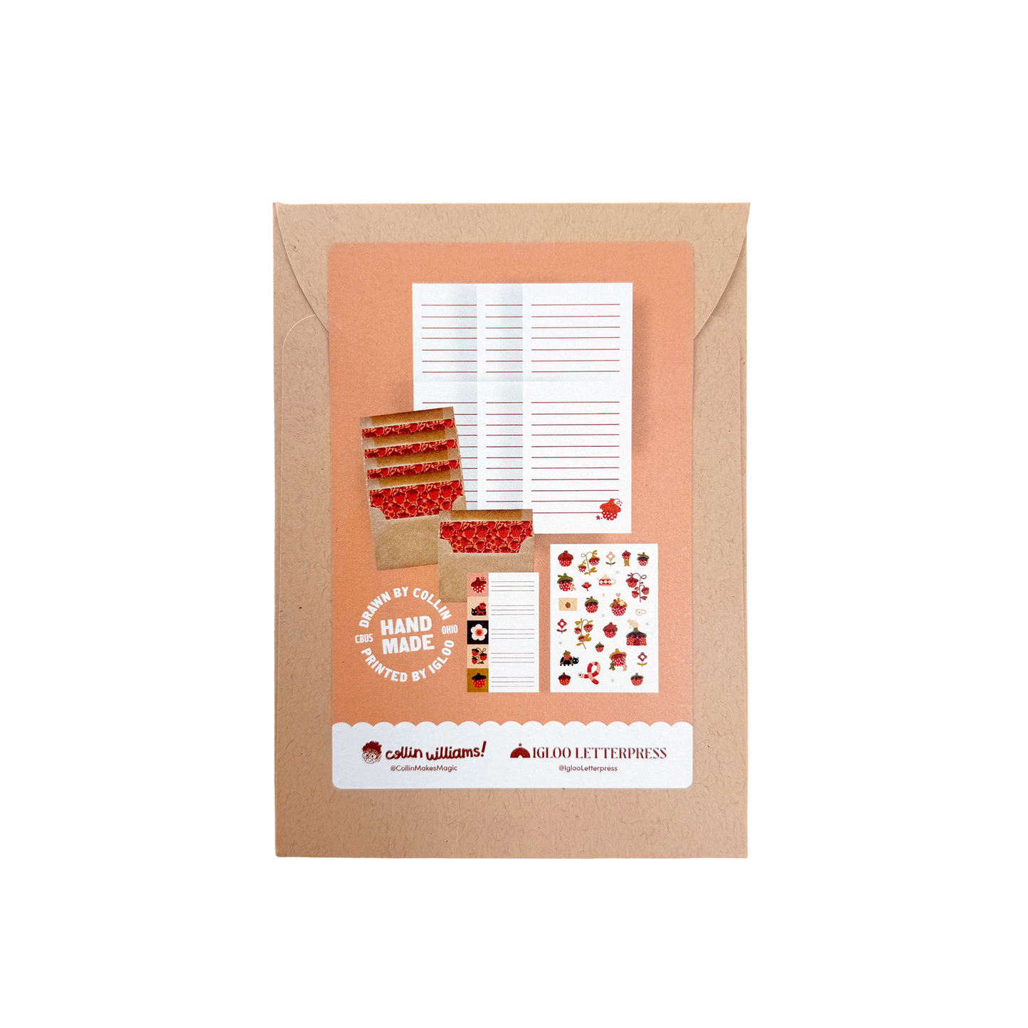 Strawberry — Letter Writing Kit