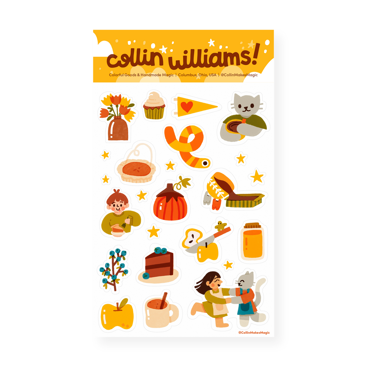 Pie — Planner Sticker Sheet