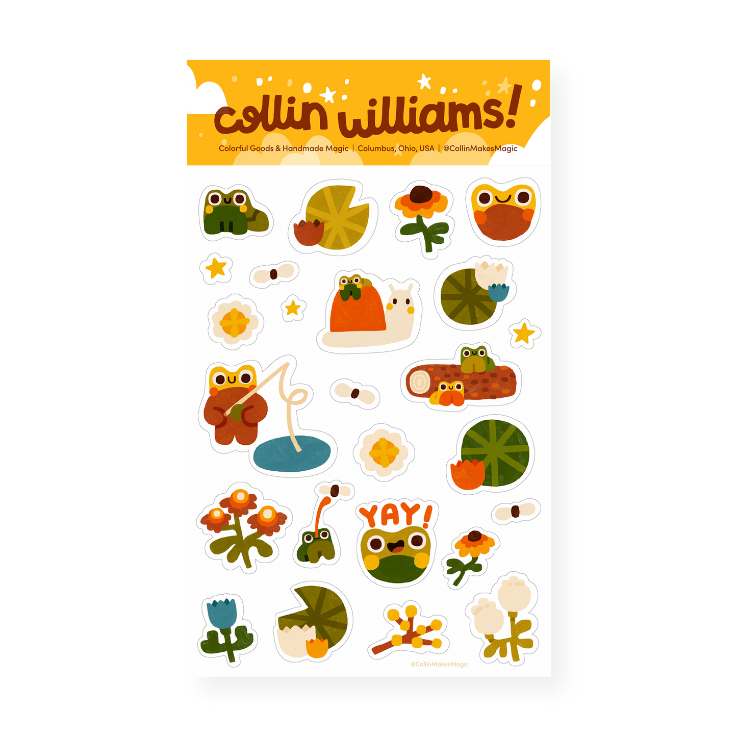 Pond — Planner Sticker Sheet