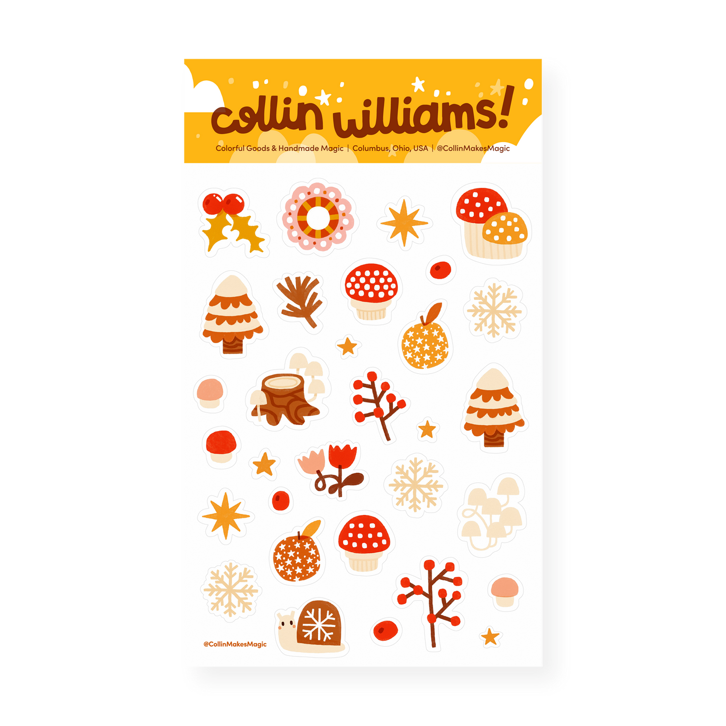 Winter Forage — Planner Sticker Sheet