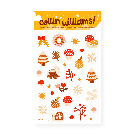 Winter Forage — Planner Sticker Sheet
