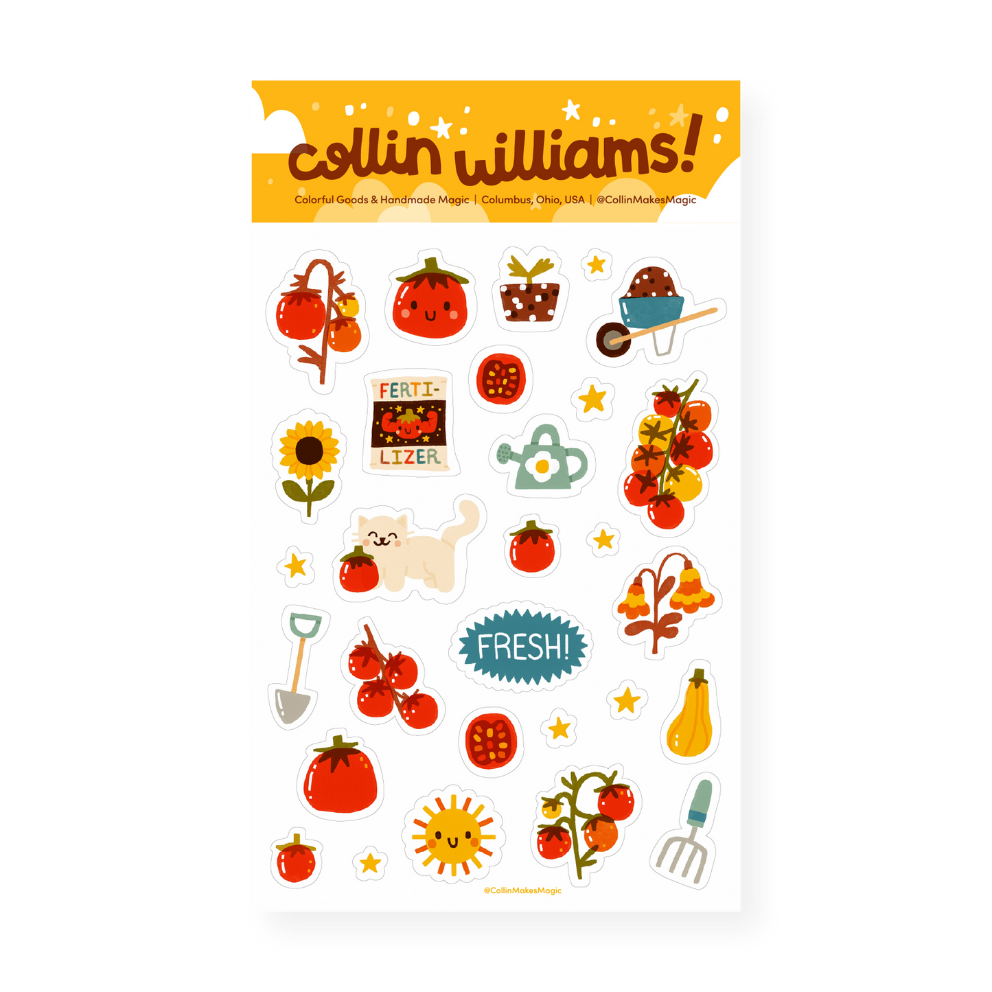 Tomatoes — Planner Sticker Sheet