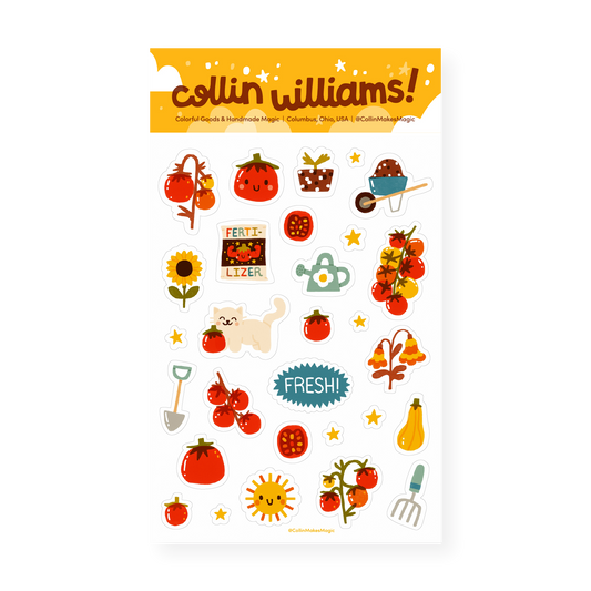 Tomatoes — Planner Sticker Sheet