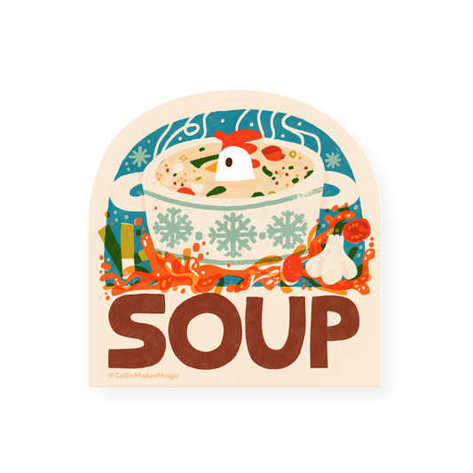 Soup — Vinyl Sticker