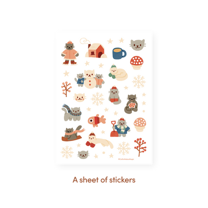 Winter Kitty — Letter Writing Kit