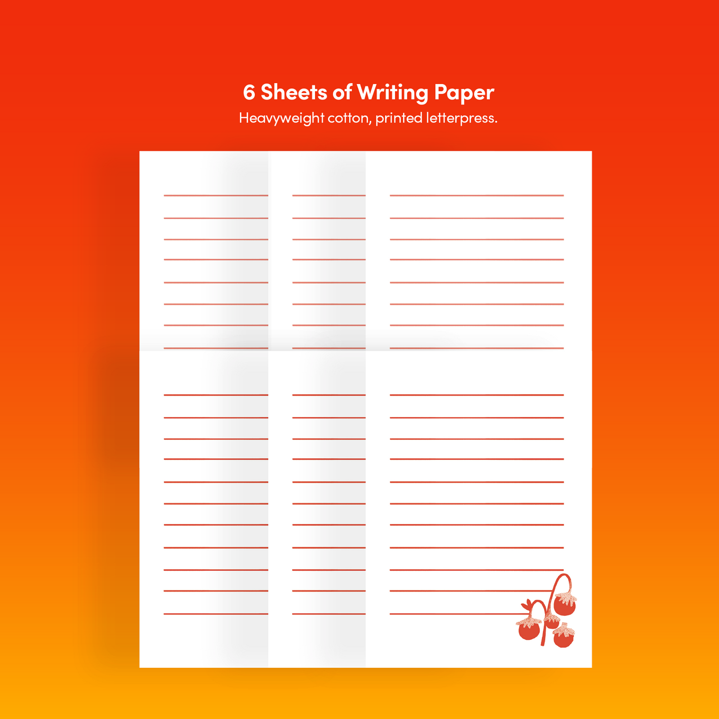 Tomato — Letter Writing Kit