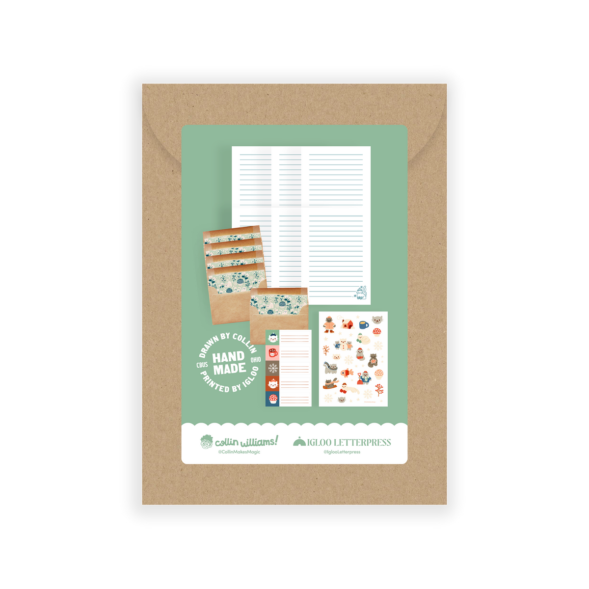 Winter Kitty — Letter Writing Kit